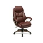 Swivel leather chair