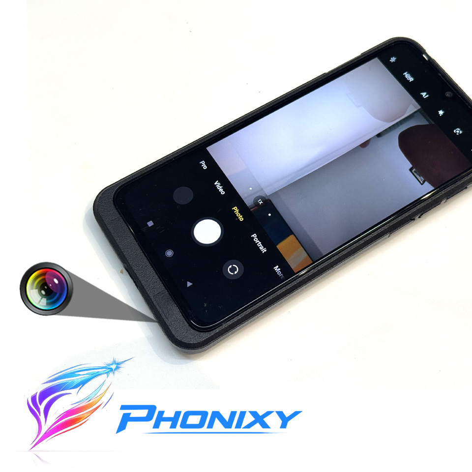 Xiaomi cc9 rear Camera Modification – Bottom Speaker Design 4K Hidden spy camera Low-Light Recording - Image 2