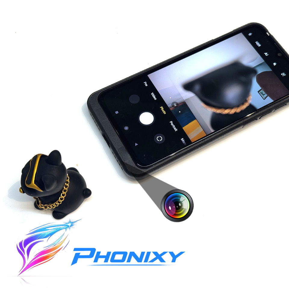 Xiaomi cc9 rear Camera Modification – Bottom Speaker Design 4K Hidden spy camera Low-Light Recording - Image 4
