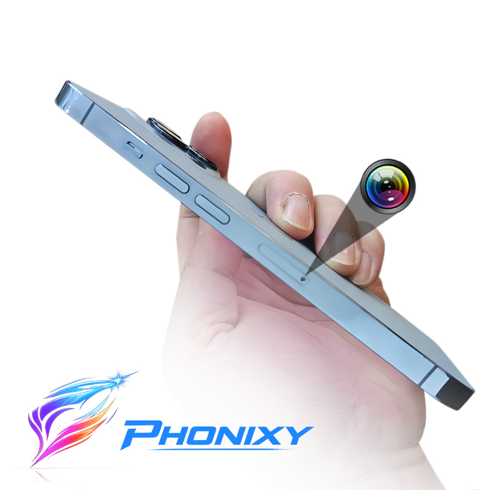 iPhone 13pro Hidden Camera Phone: Stealth 4K@60FPS Recording with Seamless Functionality Modification – Side SIM Slot Design
