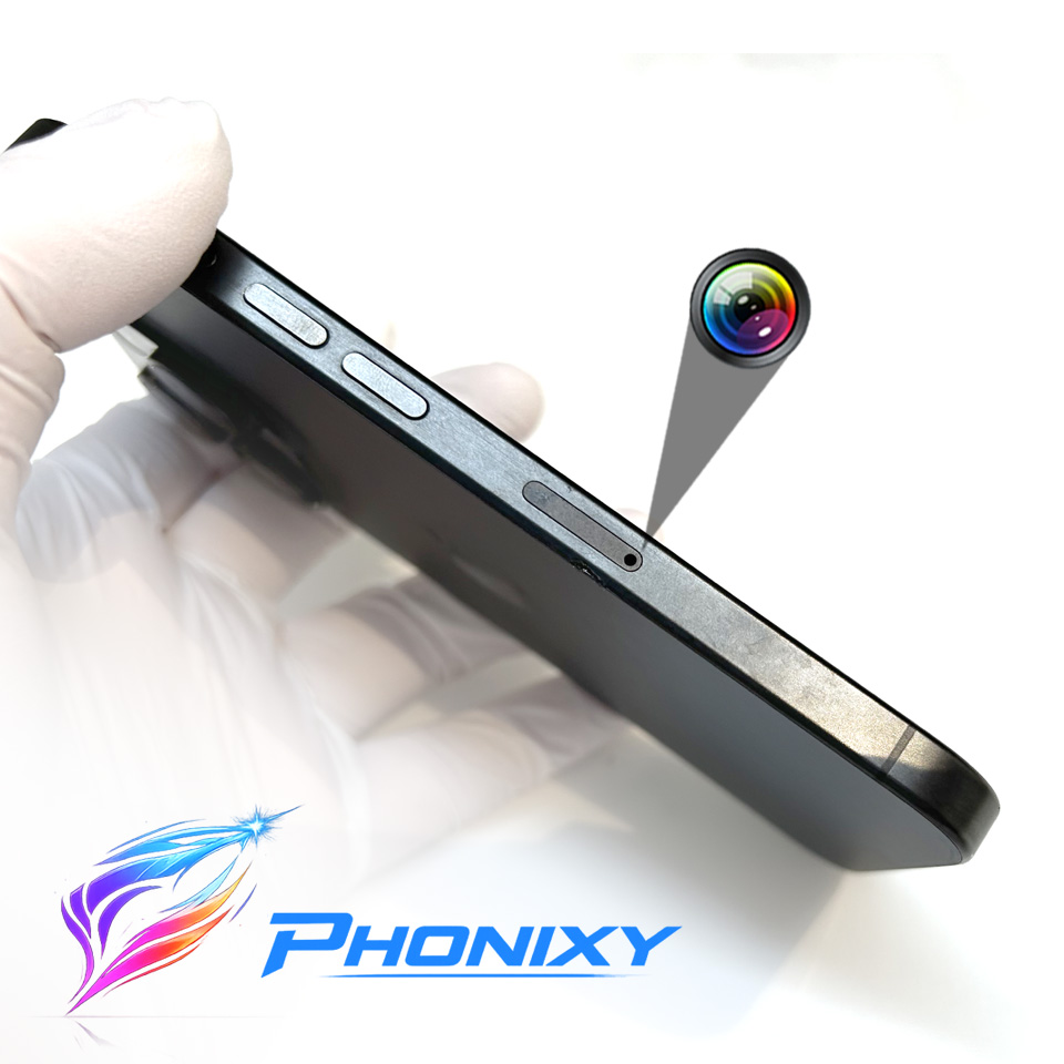 iPhone 15pro  Hidden Camera Phone: Stealth 4K@60FPS Recording with Seamless Functionality Modification – Side SIM Slot Design